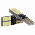     W5W (T10) 24SMD (4014) CAN BUS WHITE
