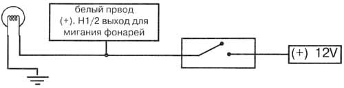 Н1/2.БЕЛЫЙ ПРОВОД (+).