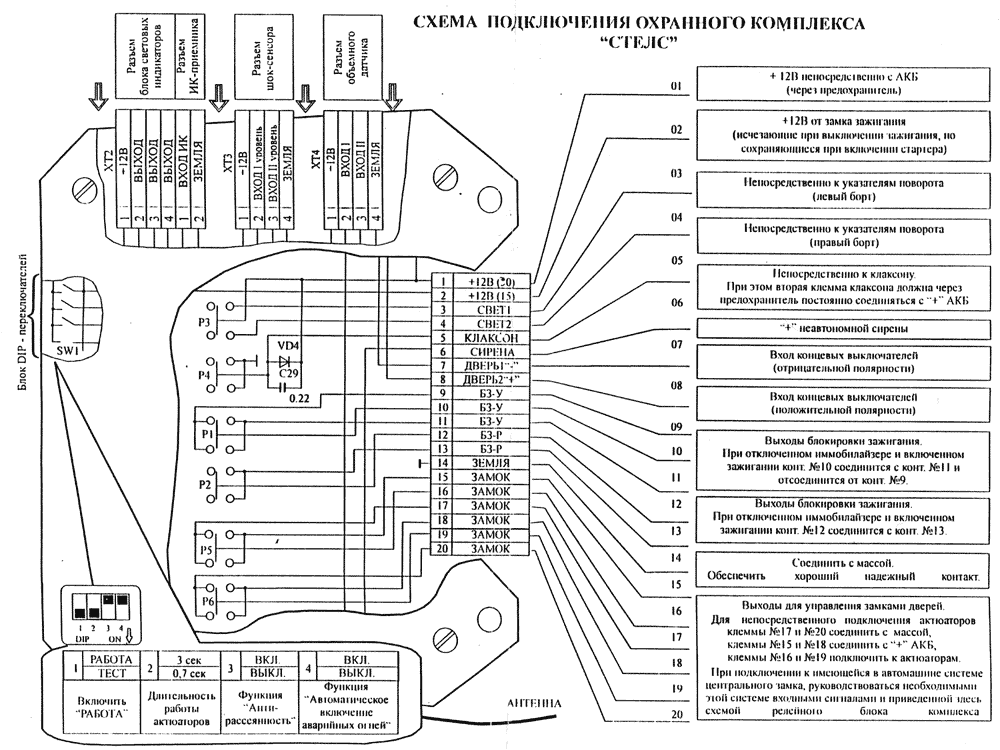 Схема подключения