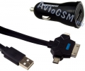     Promate Tryx-1 -   USB-,    Lightning, 30-pin  MicroUSB,  