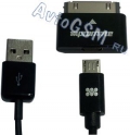   Promate uniCable  -  USB-microUSB,   30pin,  1,5 ,   