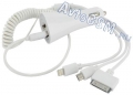    Jeneca  004 -  , 2 USB-,   30 pin, Lightning  Micro-USB,  ,  