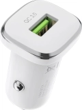 Зарядное устройство для телефона BOROFONE BZ12A 1USB QC 3.0 белый (00125)