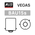 Лампа AVS Vegas CHROME PY21W orange (A07112S) 2шт. - оранжевый цвет, мощность 21 Вт, рабочее напряжение 12 В, интерференционное покрытие лампы