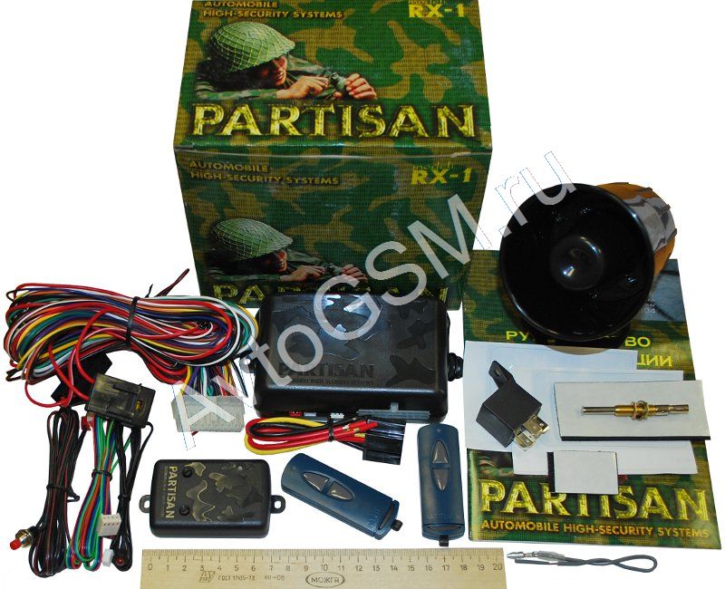 Partisan Rx-1 инструкция - фото 2