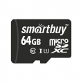   microSDXC SmartBuy lass10 UHS-1 64 Gb ( ) SB64GBSDCL10-00 -      80 /,   10