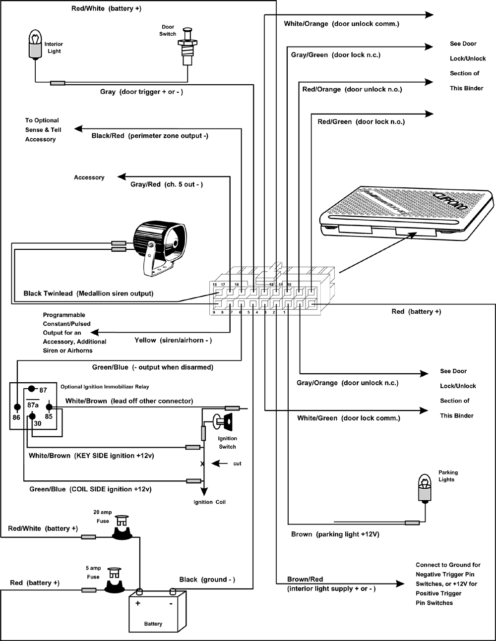 Clifford 5706x Wiring Diagram