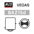 Лампа AVS Vegas P21/4W BAZ15S (A78324S) 10 шт. - рабочее напряжение 24V, мощность 21/4W