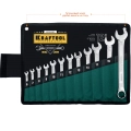 Набор комбинированных гаечных ключей KRAFTOOL 12 шт, 6 - 22 мм