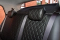 Комплект автомобильных чехлов Seintex 95622 для MITSUBISHI PAJERO SPORT 2002-2008 - рисунок ромб, черного цвета, материал экокожа с перфорацией