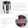 Профессионал ЗУБР АВК, d 45 мм, (М14, 15 мм кромка), вакуумная алмазная коронка