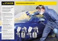 Professional STAYER AirPro G, HVLP 1.4 мм, пневматический краскопульт с верхним бачком