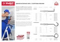 ЗУБР ЕВРО, 10 х 50 / 6 х 90 мм, 4 шт, распорный дюбель с шурупом-крюком (30686-10-50)