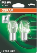 Сигнальная лампа Osram P21W (21W 12V) Original Line (Blister) 2шт	7506-02B