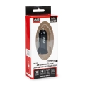 Автомобильное зарядное устройство AVS UC-522 Black Edition - 2 порта USB, выходной ток 2.4 А, цвет черный, выходное напряжение 5 В, напряжение питания 12-24В