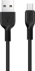 Кабель USB - Micro USB (для Android) HOCO X20 2,4А черный 1м (00221)