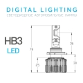 Светодиодные лампы MTF LIGHT DIGITAL LIGHTING НB3, 12V, 55W, 4500lm, 3000-7000K