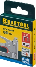 Скобы для степлера KRAFTOOL тип 53 (A/10/JT21) 10 мм, 1000 шт, калибр 23GA