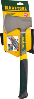 Туристический цельнокованый топор KRAFTOOL Extrem 600/850 г, 340 мм