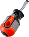 Отвертка стержневая шлицевая ROUND GRIP, SL6x38 мм Ombra 750638