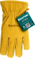 XL (10) кожаные рабочие перчатки KRAFTOOL EXTREM