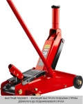 Professional STAYER R-55 RED FORCE, 3 т, 155 - 545 мм, подкатной домкрат с высоким подъемом