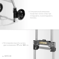 Складная хозяйственная тележка STAYER PROTruck, до 90кг, каркас из стали, платформа из алюминия, 39х28см, колеса d13см, вес 4кг