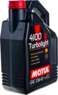 Моторное масло MOTUL 4100 TURBOLIGHT 10W40 (4л) VN Technosynthese