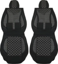 Каркасные накидки из велюра Seintex Comfort Lux (черно-серые)