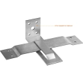 ЗУБР СОС-2.0, 40 x 200 (140) x 2 мм, пластина, скользящая опора для стропил (310166-140) - 25 шт