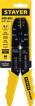 Professional STAYER MS-20, 0.75 - 6 мм2, многофункциональный стриппер