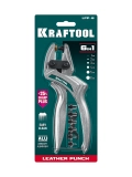 Мощный дырокол для кожи KRAFTOOL LPP-6 с набором насадок 1-6 мм