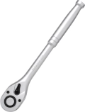 Thorvik S1R372 Трещоточная рукоятка с металлической ручкой 1/4DR, 72 зубца