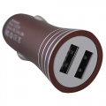   2  1 AutoStandart 104407 Brown - 2 USB,    2.4A,   1,  Micro USB  Lighting 8Pin