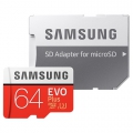   microSDXC SAMSUNG EVO PLUS V2 UHS-I U3 64  -  SD