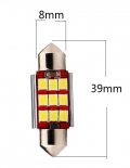     C5W (39 ) 9SMD (2835) CAN BUS WHITE (5137) -   6000K,   180 ,  