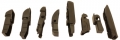   ASM 206401 (350 , 14'') -  , 8  (hook, side pin 22 mm, side pin 17 mm, push button, pinch tab, bayonet arm, claw, slim-top),  
