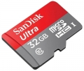   microSDHC SanDisk Ultra 32Gb Class10 UHS-I 100Mb/s
