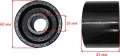 Неповоротное колесо для домкрата подкатного OHT233 Ombra OHT233WF