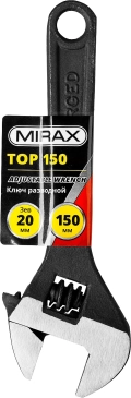 Разводной ключ MIRAX TOP, 150/20 мм