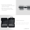 Набор сверл по металлу для винтовёртов и шуруповертов IMPACT READY STAYER НЕХ-1/4″, 16 шт