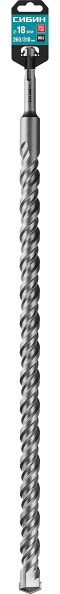 СИБИН 18 х 310 мм, SDS-plus бур (29312-310-18)