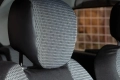 Комплект автомобильных чехлов Seintex 86149 для KIA SOUL 2009- - изготовление из жаккарда, идеальное повторение контуров сидения и подголовников, привлекательный внешний вид