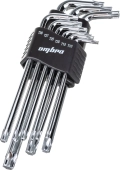 Набор ключей торцевых TORX Т10-T50, 9 предметов Ombra 953009