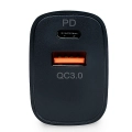 Сетевое зарядное устройство AVS UT-723 - USB QC 3.0+PD Type C, напряжение питания 220 В