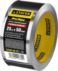 Professional STAYER ProTape, 50 мм, 25 м, до 120 °С, самоклеящаяся алюминиевая лента