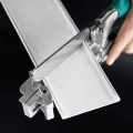 Удлиненные угловые ножницы для пластмассовых и резиновых профилей KRAFTOOL PELIKAN 120 до 120 мм