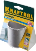 Коронка кольцевая KRAFTOOL 67 мм, L 55 мм, карбид вольфрама