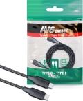 Кабель AVS TC-TC01 (Type C - Type C) - длина 1 м, режим зарядки, режим передачи данных, разъем Type C - Type C