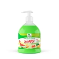 Жидкое мыло эконом с дозатором Clean&Green Soapy CG8112 (арбуз и дыня) 500 мл